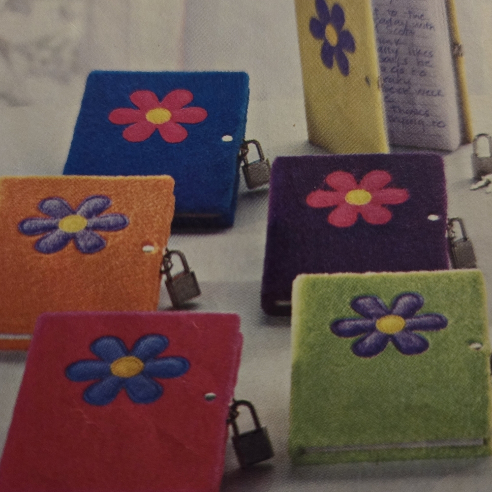 Locked Plush Flower Diary - Picture 3 of 4
